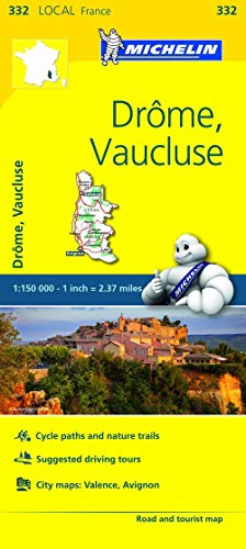 Drome, Vaucluse - Michelin Local Map 332: Map (Mapas Local Michelin, Band 332) von TRAVEL HOUSE MEDIA